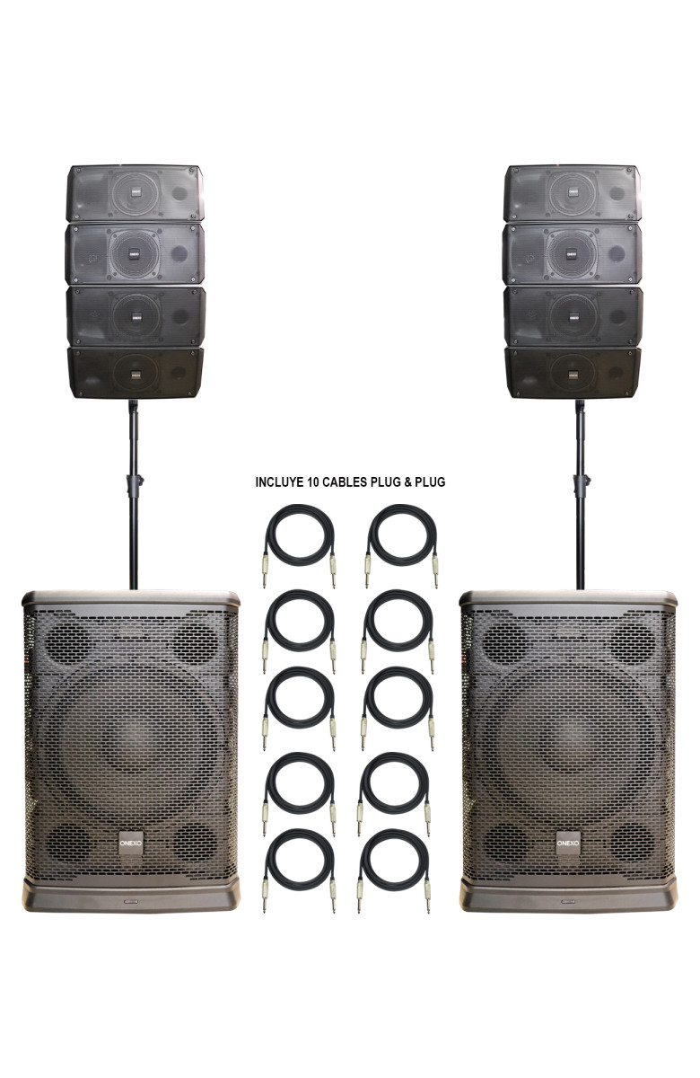 SISTEMA DE AUDIO LINEAL ONEXO EVOX12-4