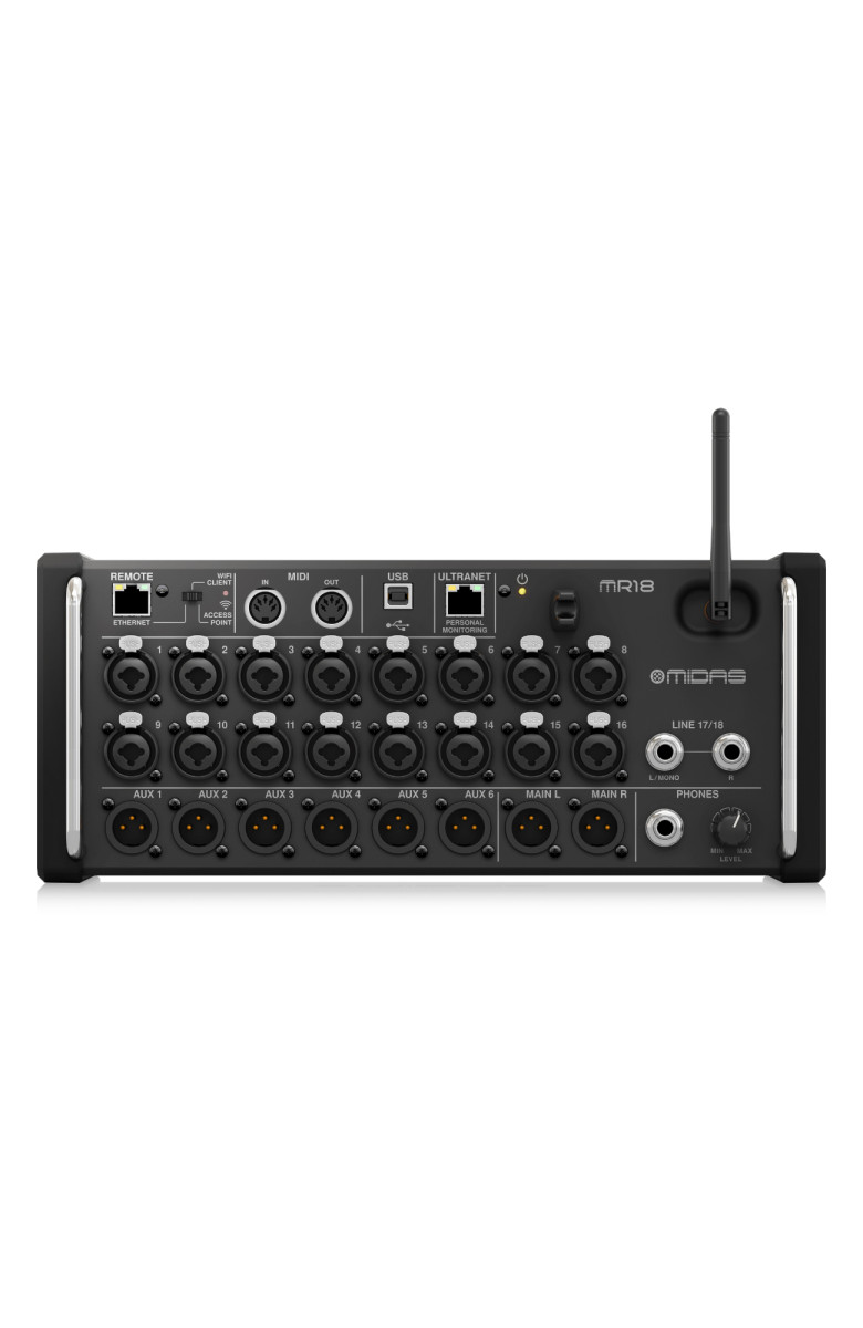 MIDAS MR18 – Mezclador Digital controlado a distancia
