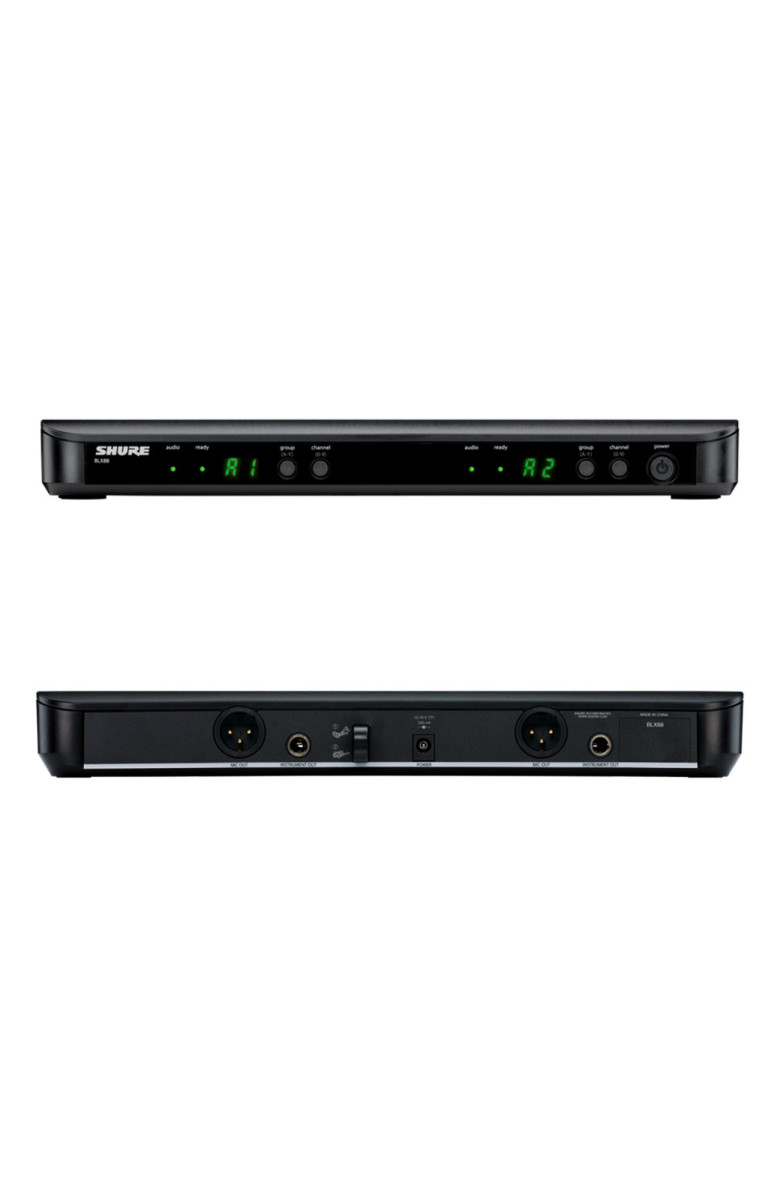 Shure BLX288/PG58 Sistema Inalambrico dual para Voz