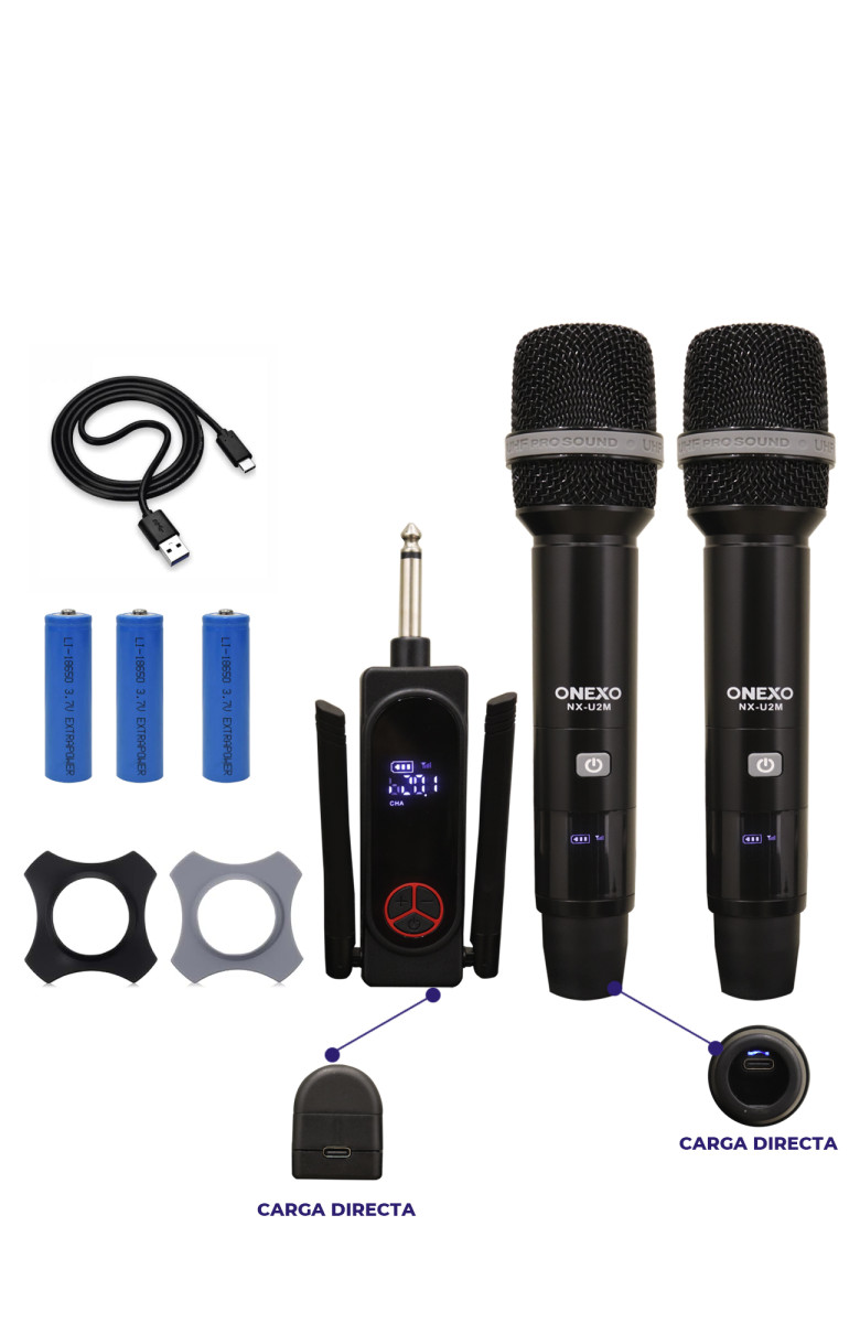 MICROFONO INALAMBRICO ONEXO NXU2M